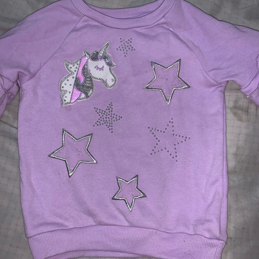❣️GIRLS❣️ Unicorn lavender sweater